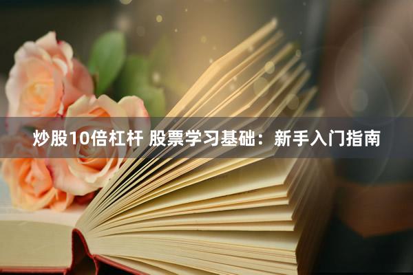 炒股10倍杠杆 股票学习基础：新手入门指南