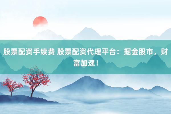 股票配资手续费 股票配资代理平台：掘金股市，财富加速！
